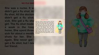 No Flu Shot For Her  English Level 1  Learning English Through Stories [upl. by Eirahcaz]