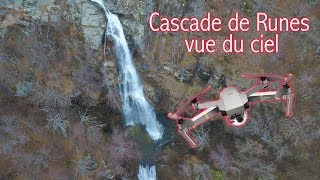 CASCADE DE RUNES EN LOZERE  PAR DRONE  EN 3 MIN [upl. by Eerrehc]