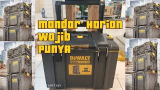 TOOL BOX DEWALT DWST08450 DWST08400 UNBOXING REVIEW KOTAK PERKAKAS DEWALT [upl. by Illil]