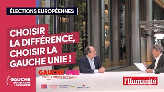 Choisir la différence choisir la gauche unie  Emmanuel Maurel LHumanité 14 mars 2024 [upl. by Parnas]