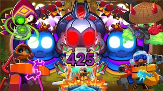 ALL 6 PARAGONS LEVEL 100  VTSG  ROUND 425 SOLO BTD6 [upl. by Hartman149]