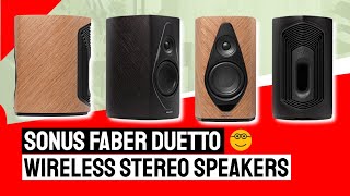 Unleashing Sonic Excellence SONUS FABER DUETTO Powered Wireless Stereo Speakers Review [upl. by Noteloc]