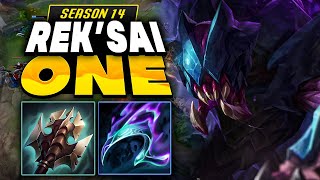 NEW S14 Reksai Jungle BUILD CARRY  Indepth Guide Rank 1 [upl. by Anonyw]