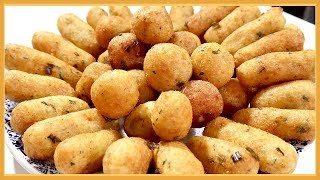 BOLINHO DE ARROZ COM BATATA E MANDIOCA [upl. by Thirzia]