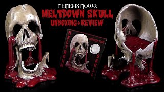 Nemesis Now ® Meltdown Skull  Schmelzender Totenkopf mit Blutströmen  House of Wax  Unboxing [upl. by Noemad]