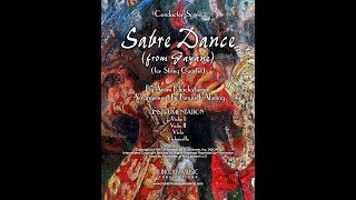 Khachaturian  Sabre Dance from Gayane for String Quartet [upl. by Roinuj]