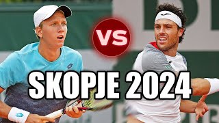 Filip Cristian Jianu vs Marco Cecchinato SKOPJE 2024 [upl. by Ilke218]