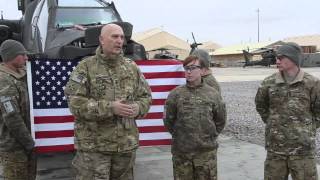 CSA General Ray Odierno says thanks to two SGTs for reenlisting [upl. by Eilyak]