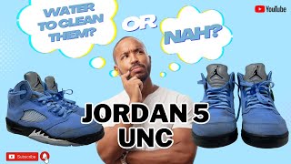 How to Clean Jordan UNC 5s Were you LIED to [upl. by Nagear]