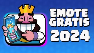 ¡Regreso EMOTE GRATIS  2024 Clash Royale [upl. by Hoagland24]