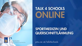 Talk4Schools  Querschnittslähmung Ursachen Symptome amp Auswirkungen  Lara Beiler  PMU [upl. by Adnolat]