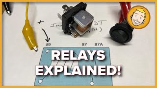 RELAYS EXPLAINED How an Automotive Relay Works with wiring diagrams and examples [upl. by Sad682]