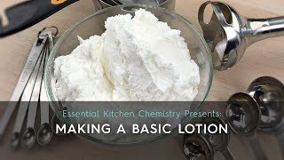 How to Guide Making a Basic Lotion [upl. by Teressa767]