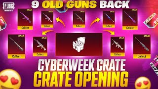 😱9 OLD UPGRADE GUNS BACK CYBERWEEK CRATE OPENING [upl. by Whetstone]