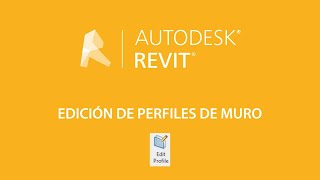 Tutorial de Revit edición de perfil de muros [upl. by Selby]