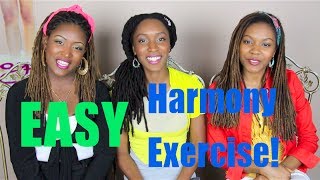 How to Basic Harmony Easy Listening Exercise [upl. by Newsom384]