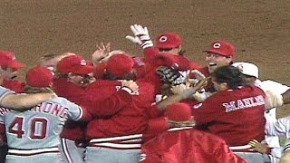 1990 WS Gm4 Reds sweep 1990 World Series [upl. by Belsky]