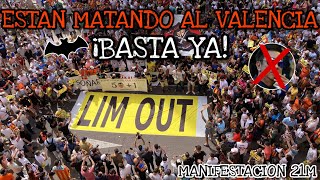 SALVEMOS AL VALENCIA  VLOG DESDE MESTALLA  MANIFESTACION 21M  MATI MENDIA [upl. by Oilejor]