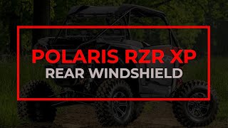 How to Install SuperATVs Rear Windshield on the 2024 Polaris RZR XP [upl. by Yahsed]