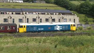 50021 after leaving Haworth 23rd June 2024 [upl. by Auerbach723]