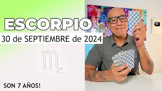 ESCORPIO  Horóscopo de hoy 30 de Septiembre 2024 [upl. by Ora242]