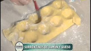 Sorrentinos de jamón y queso con salsa de dos tomates Parte 2 [upl. by Aidualc]