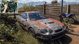 Rebuilding Toyota Celica GT Four ST205 645HP  Forza Horizon 5  Thrustmaster T300RS gameplay [upl. by Kcirederf248]