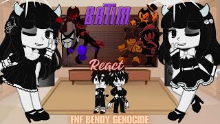 BATIM React  FNF Bendy Genocide  FNF Mod  FT Alice amp BF Alice [upl. by Valentina]