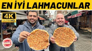 İSTANBULUN EN İYİ LAHMACUNLARI En ucuzu 14 TL en pahalısı 22 TL  Ayaküstü Lezzetler [upl. by Ateikan]