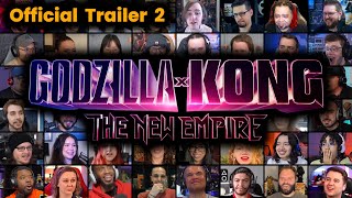 Godzilla x Kong The New Empire  Official Trailer 2  REACTION MASHUP  Monsterverse [upl. by Ibbison734]