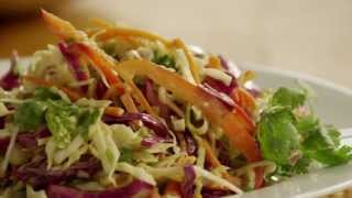 How to Make AsianStyle Coleslaw  Salad Recipes  Allrecipescom [upl. by Jessamine]