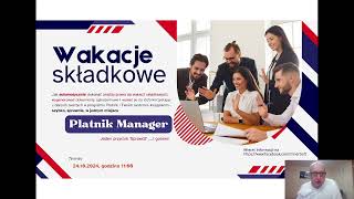 Płatnik Manager  wakacje składkowe  praktycznie Nowy analizator [upl. by Par]