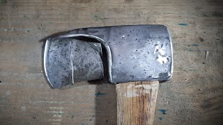 Making a Pickaroon from a Old Axe Head [upl. by Gold]