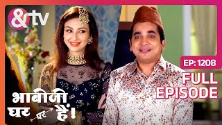 Saxena बना Urdu Teacher  Bhabi Ji Ghar Par Hai Full Ep 1208  30 Jun 2022  andtvchannel [upl. by Nevsa]