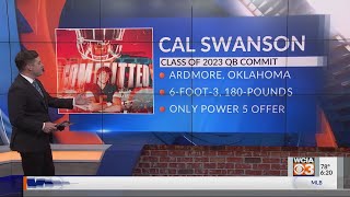 Quarterback Cal Swanson commits to Illini [upl. by Airlie]