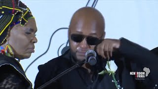 Vusi Nova breaks down at Zahara’s funeral  Painful to watch 😭😭💔🕊️ [upl. by Ostap]