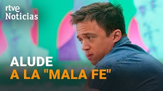 ERREJÓN ACUSA a ELISA MOULIAÁ de quotFALSA DENUNCIAquot y pide declarar quota la MAYOR BREVEDADquot  RTVE [upl. by Aremus]