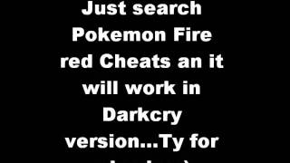 Pokemon DarkCry How to get cheats [upl. by Nipha849]