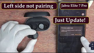 How to reset Jabra Elite 7 Pro Left side not pairing [upl. by Ycnalc]