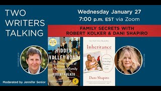 Two Writers Talking Family Secrets with Robert Kolker and Dani Shapiro [upl. by Fazeli]