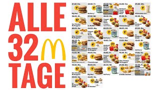 Hier sind ALLE 32 Deals der Mcdonads Oster Kalender Aktion  32 Tage Überraschungs Gutscheine [upl. by Nauaj]