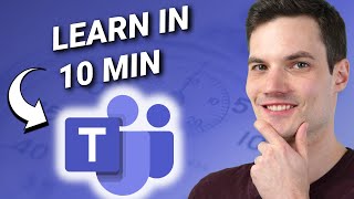 🏫 Microsoft Teams Tutorial in 10 min [upl. by Meekah]