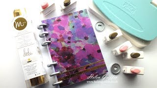 How To Make a Notebook With The Planner Punch Board by We R Memory Keepers [upl. by Charis]