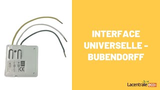 Interface universelle  Bubendorff  BUB229018 [upl. by Ehc]