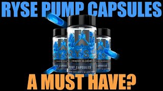 RYSE SUPPS Pump Capsules  Upgrade Your PUMP [upl. by Ayad]