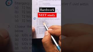 Emergency contraceptives are effective if used within neet shorts youtubeshort youtube [upl. by Magdalen]