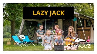 Campooz tenttrailer Lazy Jack  de vouwwagen voor 2 tot 6 personen [upl. by Anahsek969]