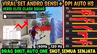 ‼️SET ANDRO GACOR FF AUTO ONE SHOT ☠️🎯 SENSITIVITAS FF AUTO HEADSHOT 2024🔐 [upl. by Treble]