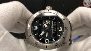 Luminox XCOR Space Expedition Titanium Multifunctions Watch with Leather Strap XX5241XS [upl. by Tigram]