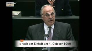 Bundestag Erste Sitzung nach der Deutschen Einheit am 04101990 [upl. by Eul]